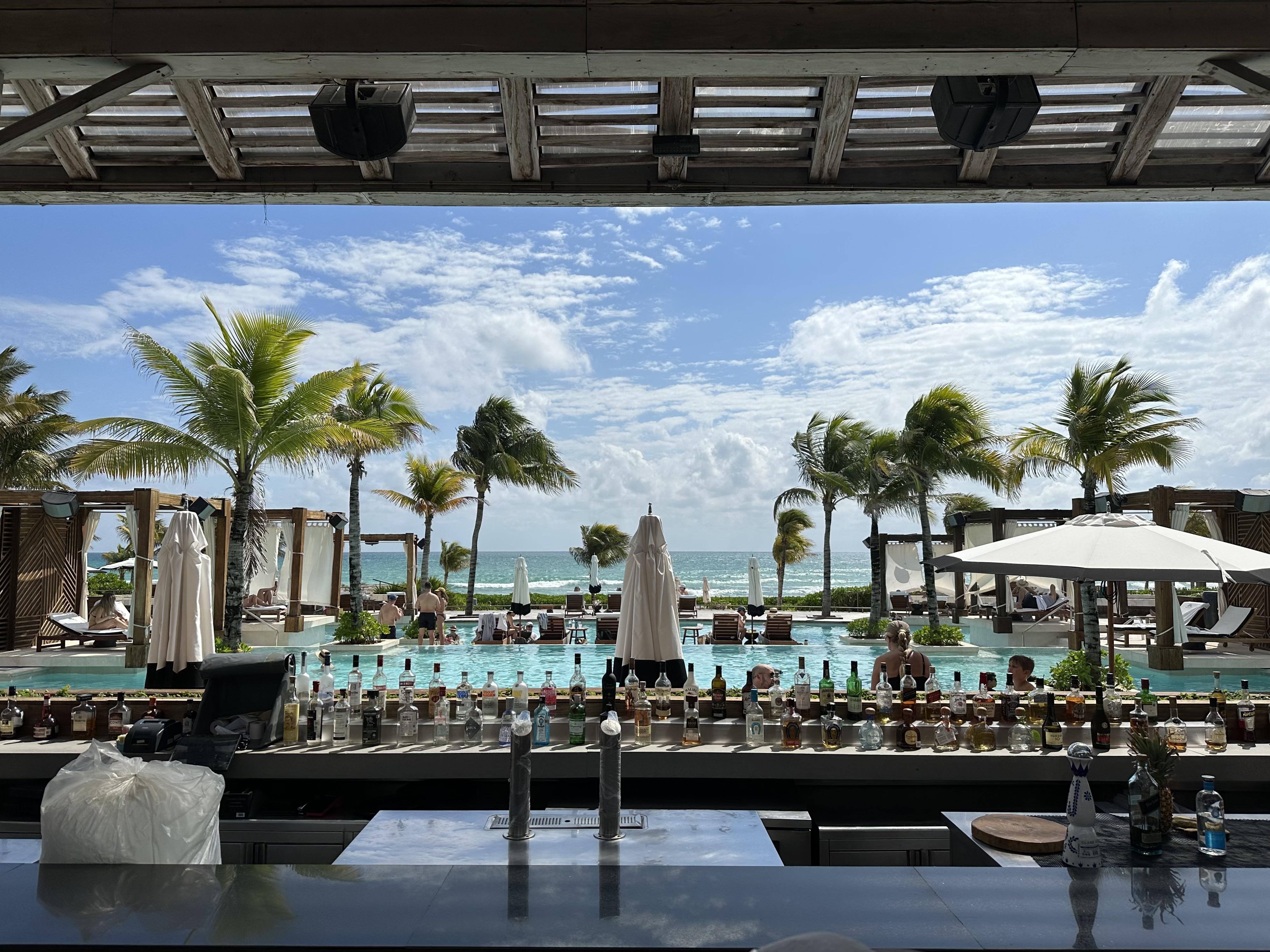 I found a nice bar with a decent view.