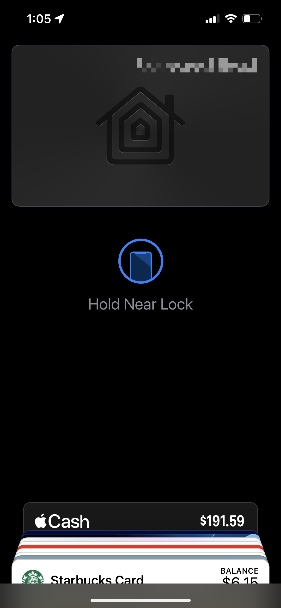 My Apple Home Key in my Apple Wallet.